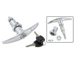 Motorraumschloß Chrom VW Käfer  01.53-07.64 vergl. 113827571B Motorklappenschloß Schloß